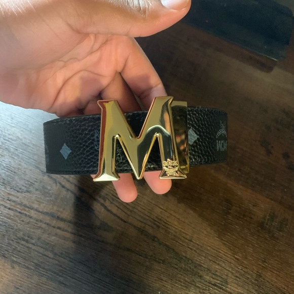 MCM Other - Claus Golden Reversible Mcm Belt